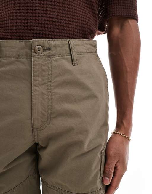 Jack & Jones loose fit cargo shorts in brown, 3 of 5