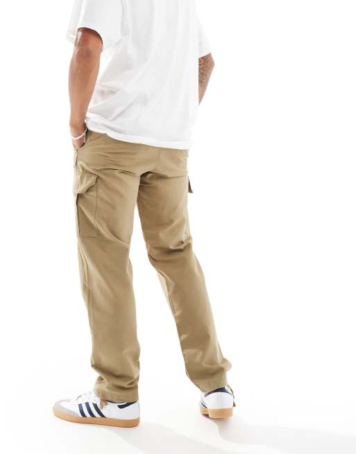 Jack & Jones loose fit cargo pants in beige
