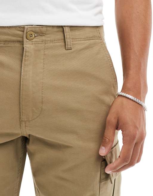 Jack & Jones loose fit cargo pants in beige
