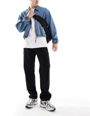 Jack & Jones Intelligence Bill Wide Fit Chino In Black