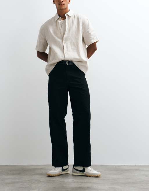 Jack & Jones loose fit chino in black, 2 of 5