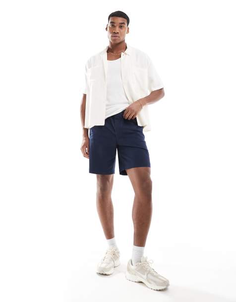 Jack & Jones loose fit chino short in navy - view 1