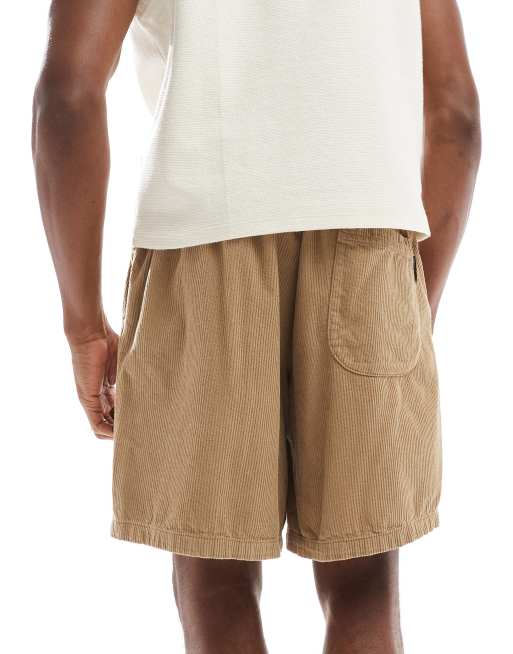 Jack & Jones loose fit cord short in beige, 5 of 5