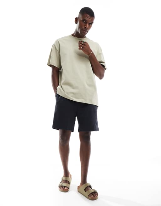 Jack & Jones loose fit sweat short in navy, 2 of 5