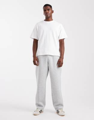 Jack & Jones loose fit sweatpants in gray heather in Scuba