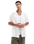 [Jack & Jones] Jack & Jones pure linen shirt in white L Bright White
