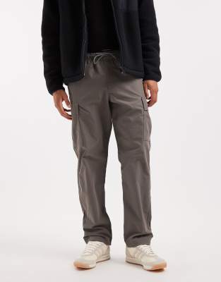 Jack & Jones Loose Tech Cargo Pants In Gray