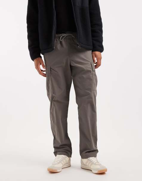 Jack & Jones loose tech cargo trousers in grey