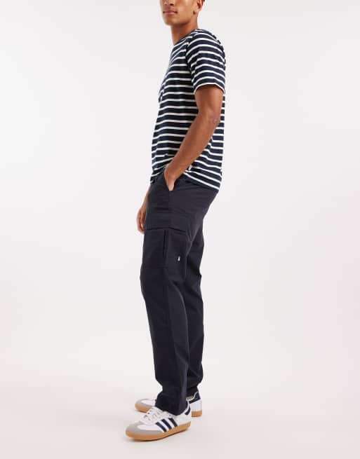 Jack & Jones loose tech cargo trousers in navy, 3 of 5