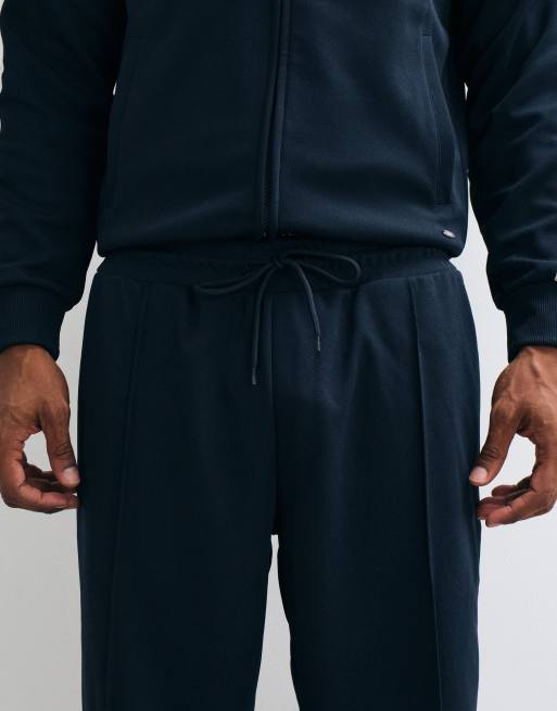 Jack & Jones loose track pants with seam detail in navy , 3 of 5