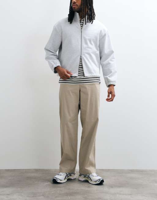 Jack & Jones löst sittande chinos i benvitt, 2 av 5