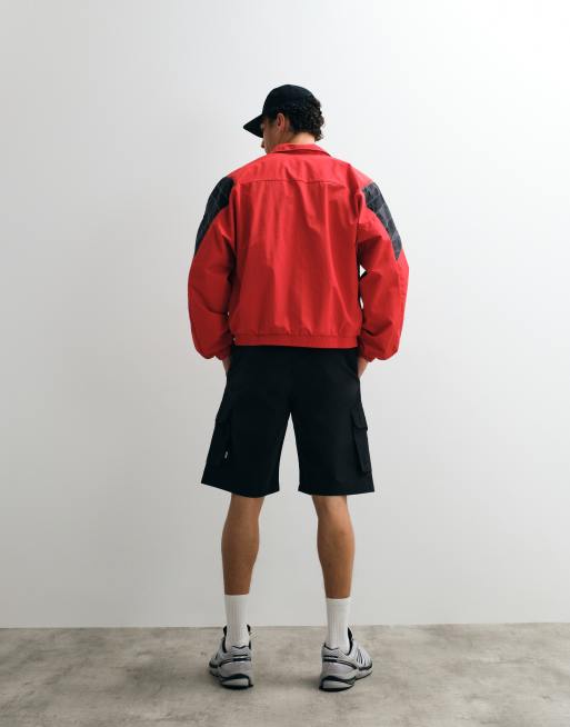 Jack & Jones - Losvallende cargoshort met trekkoord in zwart, 4 van 7