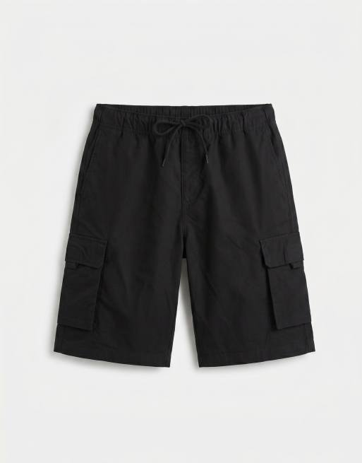 Jack & Jones - Losvallende cargoshort met trekkoord in zwart, 7 van 7