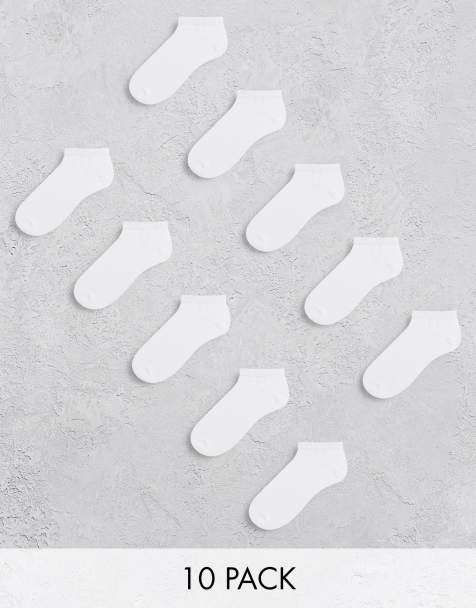 Jack & Jones - Lot de 10 paires de chaussettes - Blanc - view 1