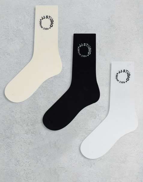 Jack & Jones - Lot de 3 paires de chaussettes de tennis - Blanc - view 1