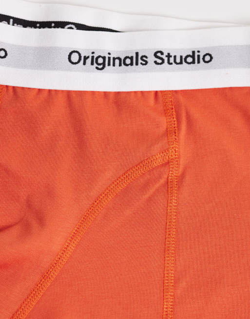 Jack & Jones - Lot de 3 boxers à logo Originals Studio - Noir/bleu marine, 3 de 3
