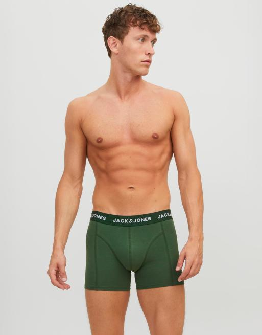Jack Jones Lot de 3 boxers a taille ton sur ton Multicolore ASOS