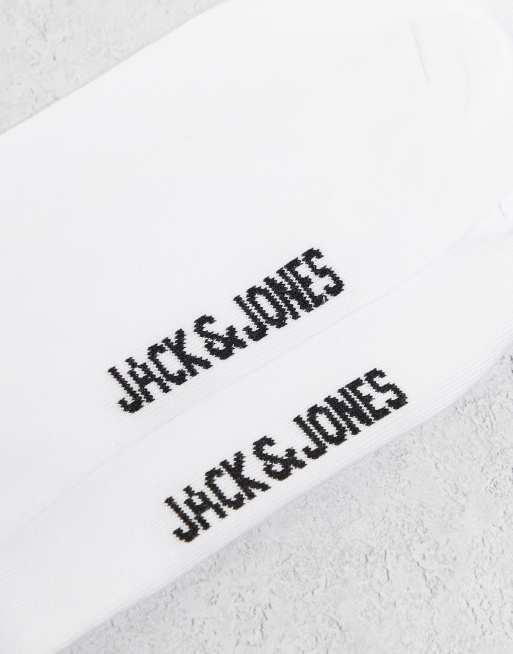 Jack & Jones - Lot de 3 paires de chaussettes à imprimé fruits - Blanc, 3 de 3
