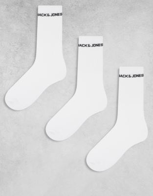 Chaussettes Jack & Jones Lot De 10 - Homme - Coton/Elasthanne - Taille Unique - Uni