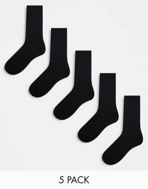 Jack & Jones - Lot de 5 paires de chaussettes de tennis - Noir - view 1