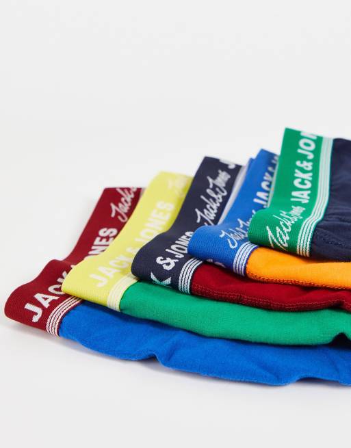 Jack & Jones - Lot de 5 boxers avec sac de voyage - Multicolore , 4 de 4