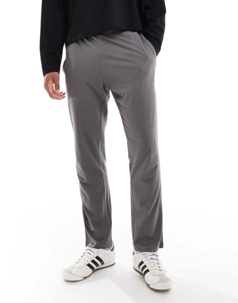 Jack & Jones lounge bottoms with script in grey - view 1