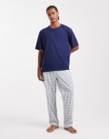 [Jack & Jones] Jack & Jones lounge set in blue XS OCEAN CAVERN