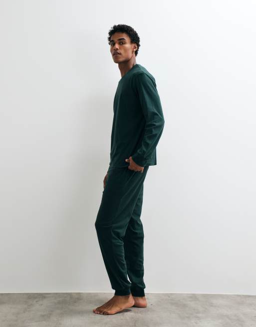 Jack & Jones lounge set in dark green, 5 of 5