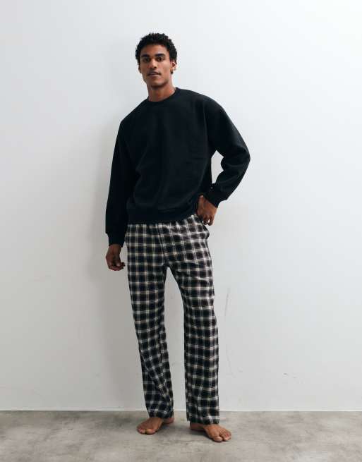 Jack & Jones lounge sweatshirt in black, 3 of 5