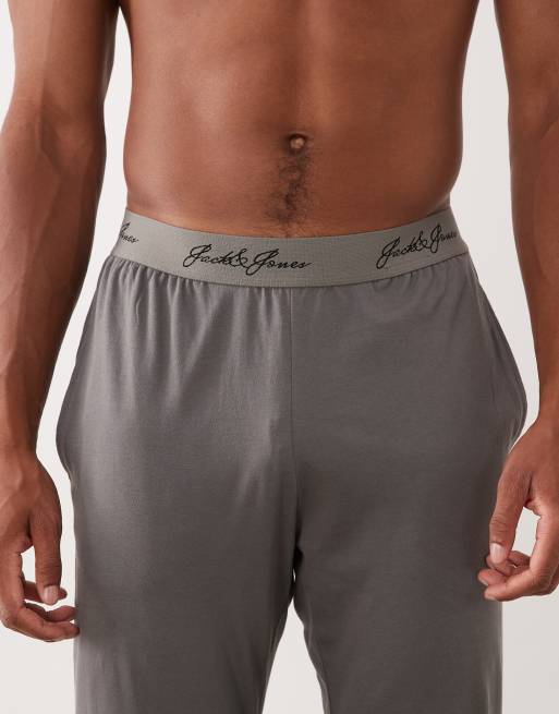 Jack & Jones - Loungebroek met geschreven logo in grijs, 4 van 5
