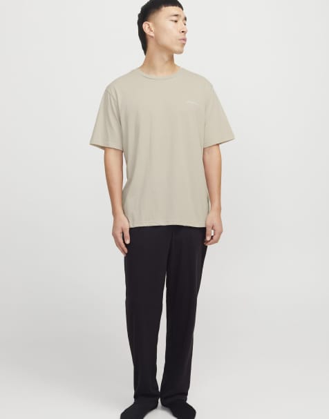 Jack & Jones Loungewear set in moonbeam - view 1
