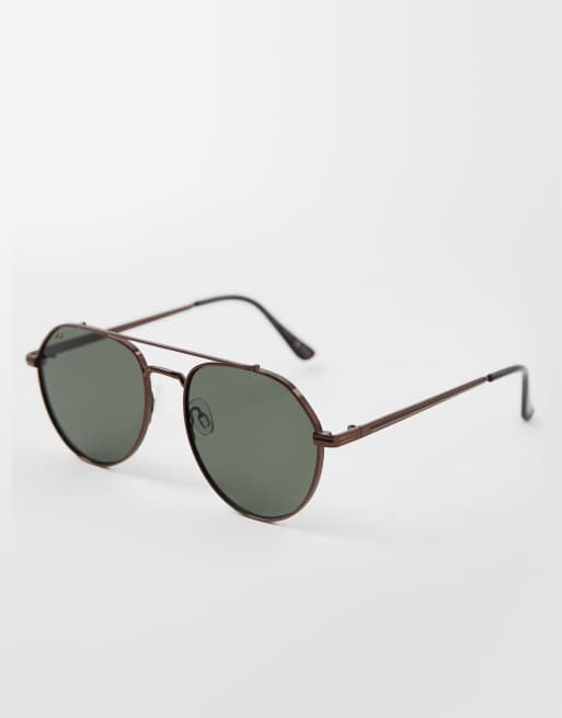 Jack & Jones - Lunettes de soleil aviateur - Noir, 2 de 3