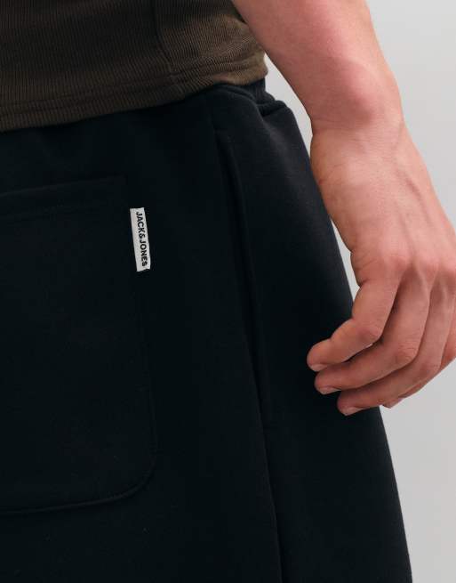 Jack & Jones luźne joggersy z grubszej tkaniny w czerni, 4 z 5