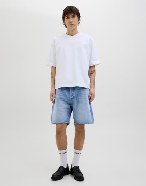 Jack & Jones - Lyseblå denimshorts - view 1