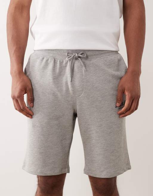 Jack & Jones - Lysegrå joggingshorts med logo, 4 af 5