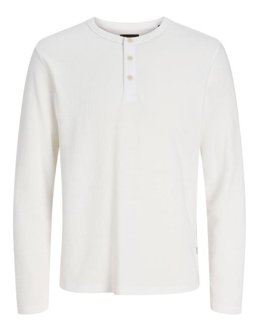 Jack & Jones - Maglietta a maniche lunghe color bianco acceso, 7 di 7