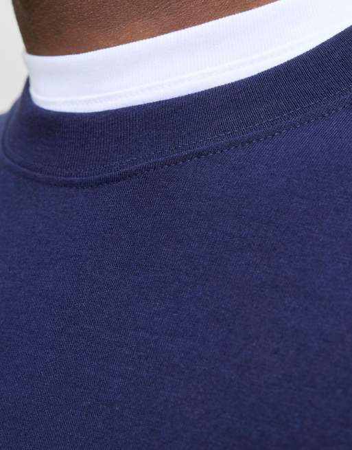Jack & Jones - Maglietta a maniche lunghe color ocean cavern, 5 di 7