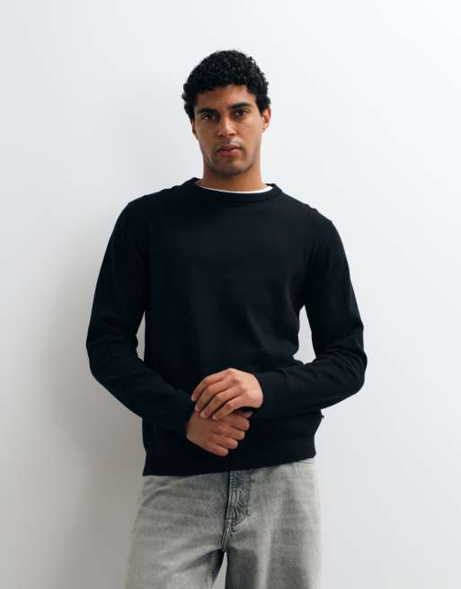 Jack & Jones maglione basic in nero, 2 di 5