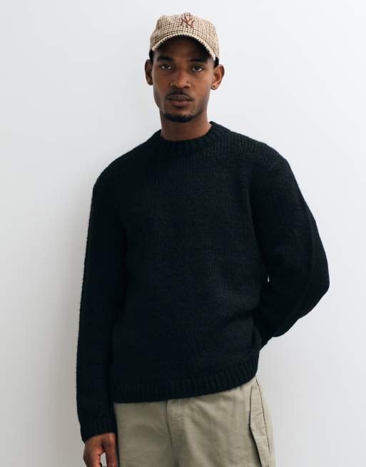 Jack & Jones maglione oversize in nero, 5 di 5