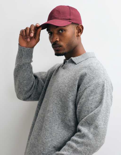 Jack & Jones maglione polo oversize morbido grigio chiaro, 3 di 10