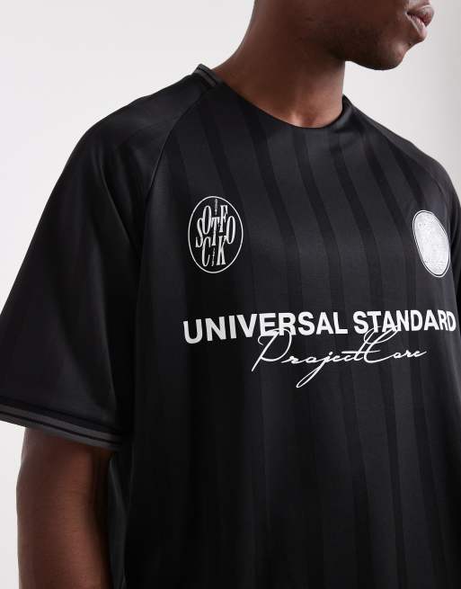 Jack & Jones - Maillot de football oversize avec imprimé Project Core - Noir, 5 de 5