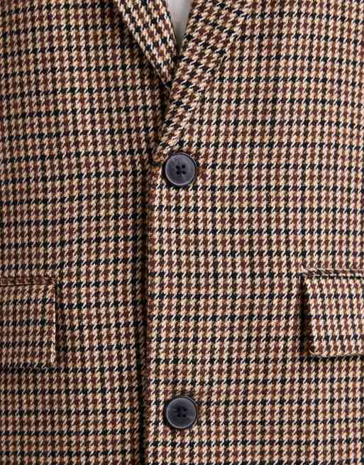 Jack & Jones - Manteau aspect laine - Marron à carreaux, 5 de 5