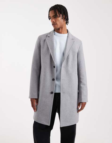 Jack & Jones - Manteau en laine mélangée - Gris - view 1