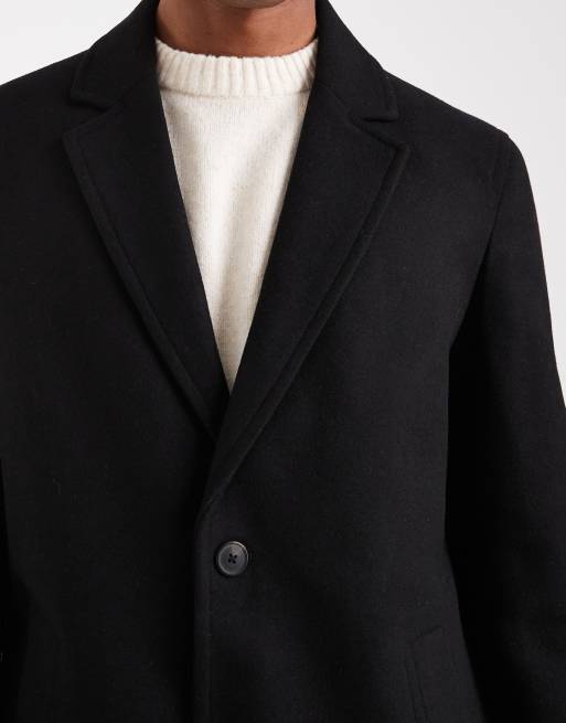 Jack & Jones - Manteau en laine mélangée - Noir, 5 de 5