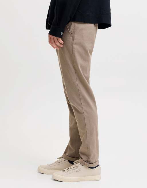 Jack & Jones Marco pantaloni slim fit a vita bassa grigi, 5 di 7