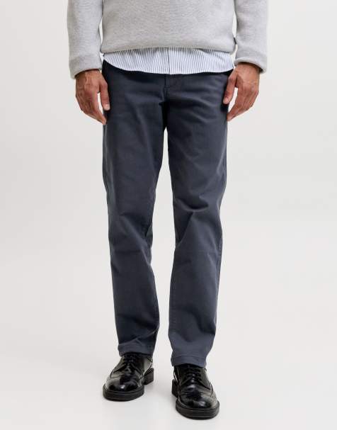 Jack & Jones – Marinblå chinos - view 1