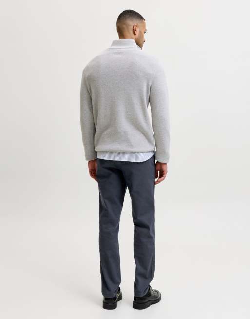 Jack & Jones – Marinblå chinos, 2 av 7