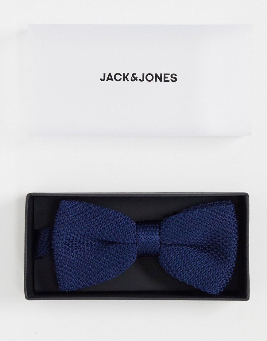 Jack & Jones – Marinblå stickad fluga