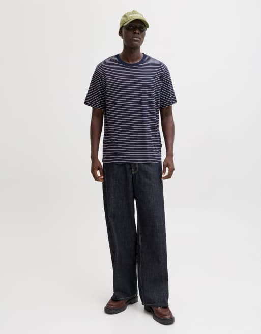 Jack & Jones – Marinblå t-shirt, 3 av 7