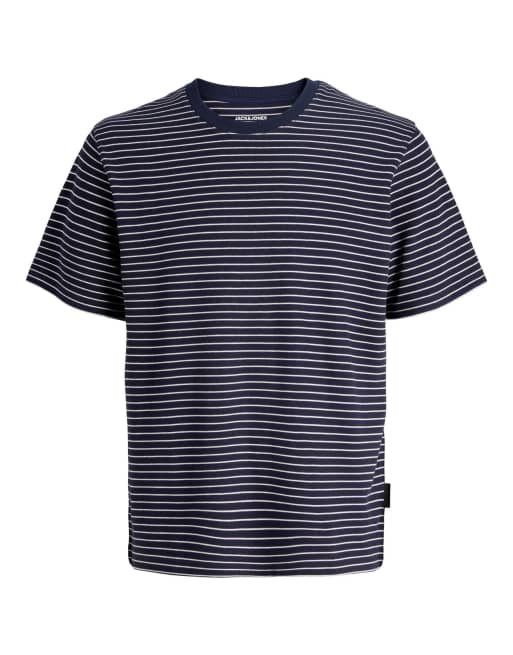 Jack & Jones – Marinblå t-shirt, 7 av 7